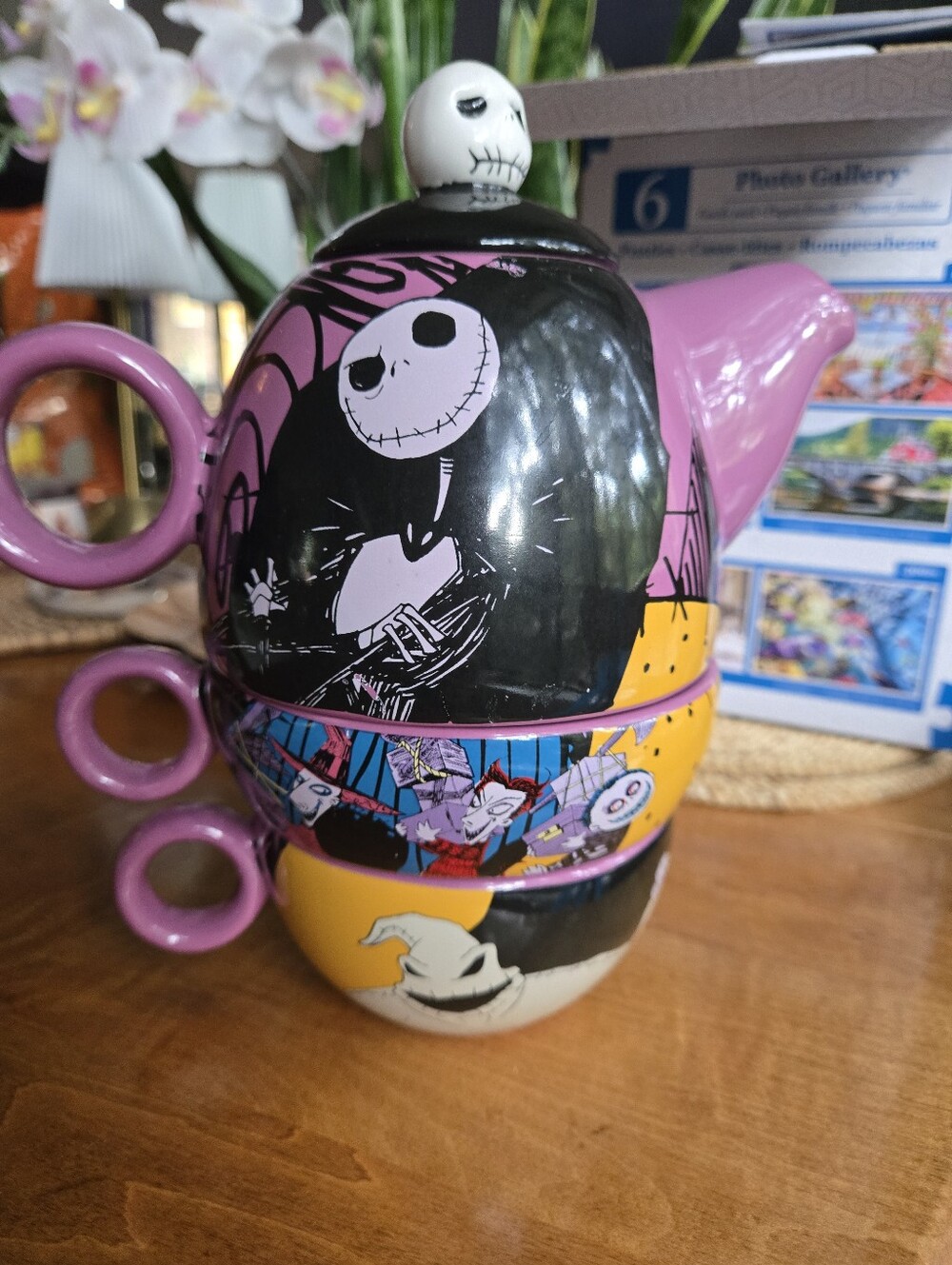 Nightmare Before Christmas Tea‑for‑Two Set – Jack Skellington – Vandor Disney
